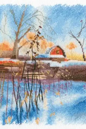 kit ricamo a punto croce - Freddo e sole - RTO Ultimissimo Modello