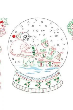 Promo Stagionale Kit di punti da ricamo - Natale - Luc Créations