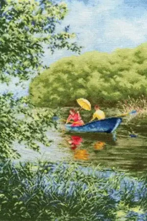 kit ricamo a punto croce - Gita in barca - Toison d'or Soddisfatti O Rimborsati