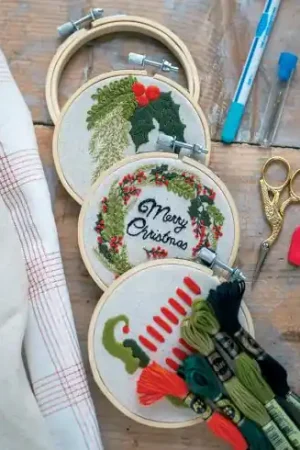 Soddisfatti O Rimborsati Kit da ricamo per disegnare e ricamare - Partenza per Natale - Daffy's DIY