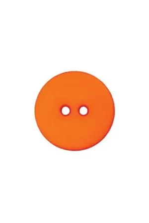 Bottoni a 2 fori - Set di 4 bottoni in poliestere - 12 mm arancione - Union Knopf by Prym Offerta