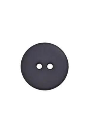 Bottoni a 2 fori - Set di 4 bottoni in poliestere - 15 mm grigio scuro - Union Knopf by Prym Vendita Finale