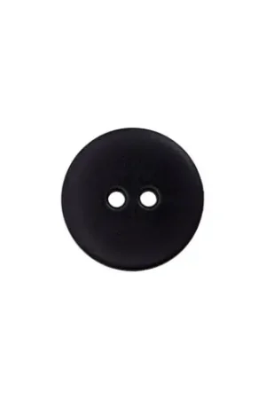 Soddisfatti O Rimborsati Bottoni a 2 fori - Set di 2 bottoni in poliestere - 23 mm nero - Union Knopf by Prym