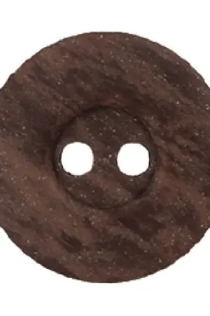 Bottoni a 2 fori - Set di 3 bottoni in poliestere - 18 mm marrone scuro - Union Knopf by Prym Compra Online