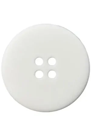 Bottoni a 4 fori - Set di 3 bottoni in poliestere - 18 mm bianco - Union Knopf by Prym Spedizione Gratuita