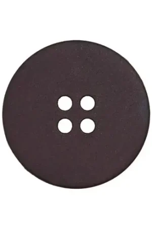 Novità Bottoni a 4 fori - Set di 2 bottoni in poliestere - 20 mm nero - Union Knopf by Prym