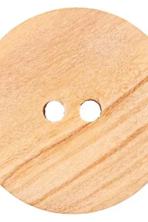 Quantità Limitata Bottoni a 2 fori - Set di 3 bottoni in legno - 18 mm beige - Union Knopf by Prym