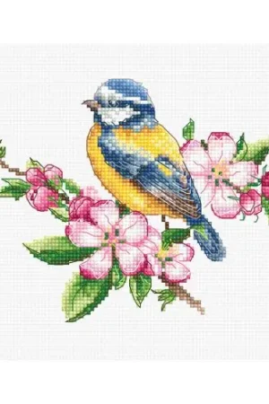 kit ricamo a punto croce - La cinciarella - Luca-S Compra Online