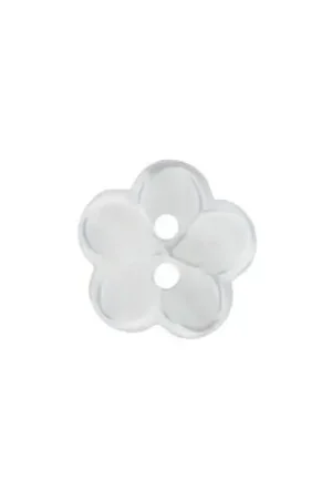 Ordina Subito Bottoni a 2 fori - Set di 3 bottoni - 18 mm fiore bianco - Union Knopf by Prym
