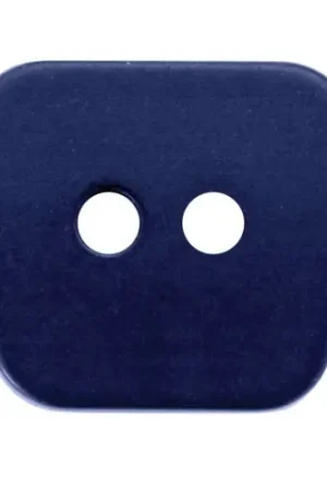 Soddisfatti O Rimborsati Bottoni a 2 fori - Set di 2 bottoni in poliestere - 20 mm blu navy - Union Knopf by Prym