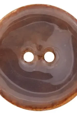 Prezzo Ridotto Bottoni a 2 fori - Bottone 2 fori coco - 23 mm grigio - Union Knopf by Prym