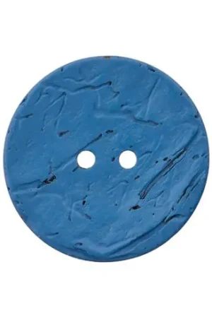 Bottoni a 2 fori - Set di 2 bottoni a 2 fori in cocco - 23 mm blu - Union Knopf by Prym Economico