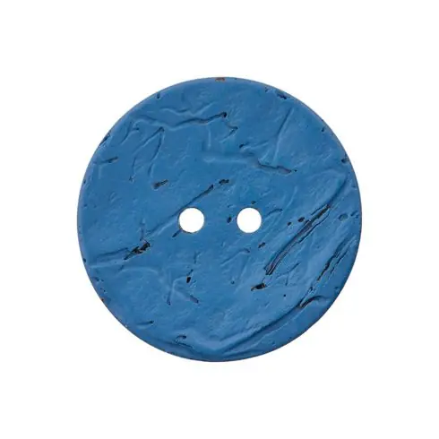 Occasione Imperdibile Bottoni a 2 fori - Bottone 2 fori coco - 30 mm blu - Union Knopf by Prym