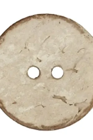 Scelto Dai Clienti Bottoni a 2 fori - Bottone 2 fori coco - 40 mm marrone chiaro - Union Knopf by Prym