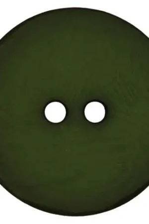 Acquista Ora Bottoni a 2 fori - Bottone a 2 fori in poliestere - 30 mm verde scuro - Union Knopf by Prym