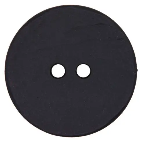 Direttamente Dal Produttore Bottoni a 2 fori - Bottone 2 fori - 40 mm nero - Union Knopf by Prym