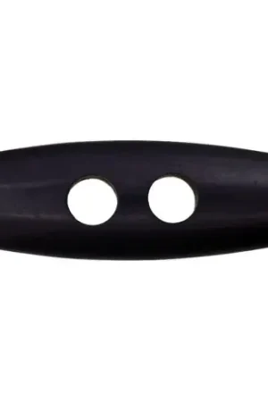 Spedizione Gratuita Pulsanti del tunnel - Bottoni bocchetta - 30 mm nero - Union Knopf by Prym