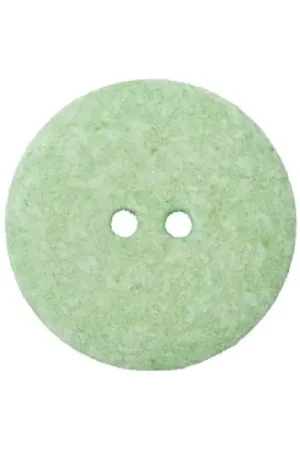 Bestseller Bottoni a 2 fori - Set di 2 bottoni in cotone riciclato - 23 mm verde chiaro - Union Knopf by Prym
