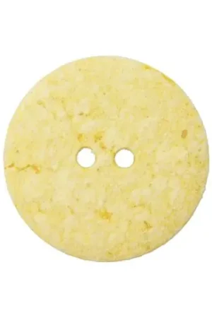 Bottoni a 2 fori - Set di 2 bottoni in cotone riciclato - 23 mm giallo - Union Knopf by Prym Offerta Lampo