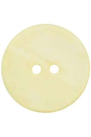 Subito Disponibile Bottoni a 2 fori - Set di 2 bottoni in madreperla - 20 mm giallo - Union Knopf by Prym