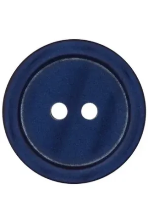 Bottoni a 2 fori - Set di 3 bottoni in poliestere - 20 mm blu navy - Union Knopf by Prym Ultimissimo Modello