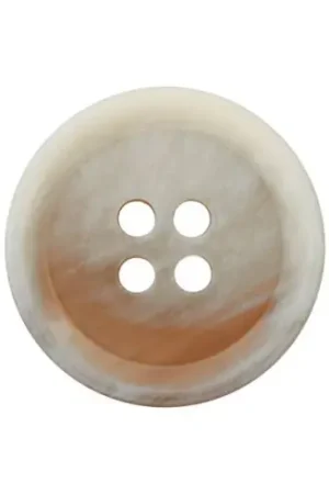 Scelto Dai Clienti Bottoni a 4 fori - Set di 3 bottoni in poliestere - 20 mm beige marmorizzato - Union Knopf by Prym