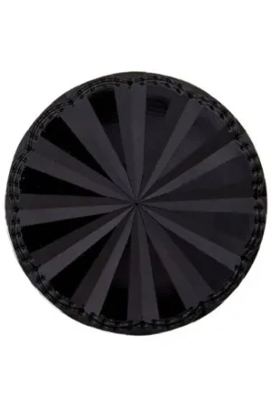 Offerta Limitata Bottoni di coda - Set di 4 bottoni - 12 mm nero a righe fantasia - Union Knopf by Prym