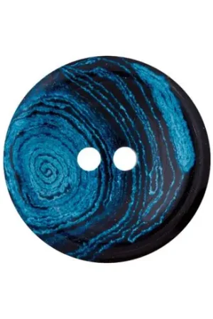 Bottoni a 2 fori - Bottone di canapa - 25 mm blu navy - Union Knopf by Prym Nuovo Arrivo