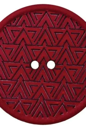 Popolare Bottoni a 2 fori - Set di 2 bottoni in canapa - 20 mm bordeaux - Union Knopf by Prym