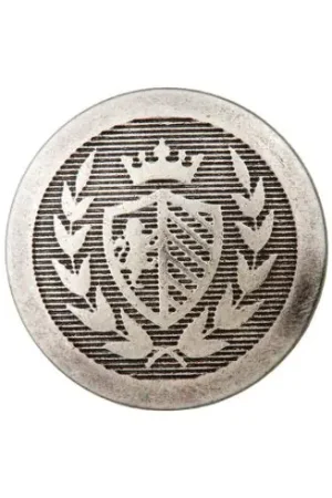 Bottoni di coda - Set di 3 bottoni in metallo - 15 mm argento antico - Union Knopf by Prym Più Venduto