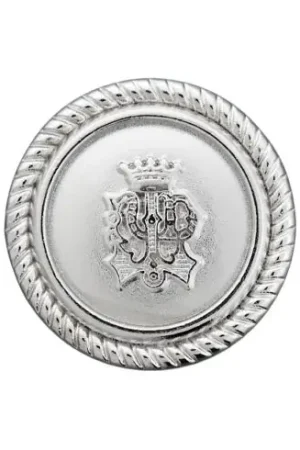 Scelto Dai Clienti Bottoni di coda - Set di 3 bottoni in metallo - 15 mm argento - Union Knopf by Prym