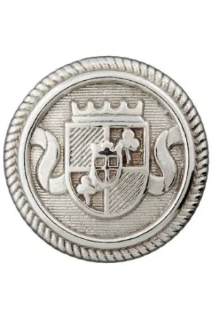 Ultimissimo Modello Bottoni di coda - Set di 3 bottoni in metallo - 15 mm argento - Union Knopf by Prym