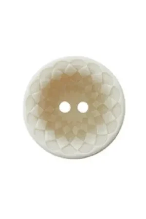 Ultimissimo Modello Bottoni a 2 fori - Set di 4 bottoni - 15 mm rosetta/crema - Union Knopf by Prym