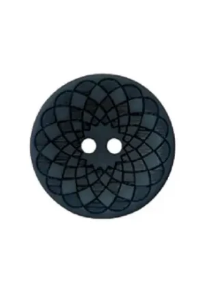 Spedito Oggi Bottoni a 2 fori - Set di 3 bottoni - rosetta 20 mm/grigio scuro - Union Knopf by Prym