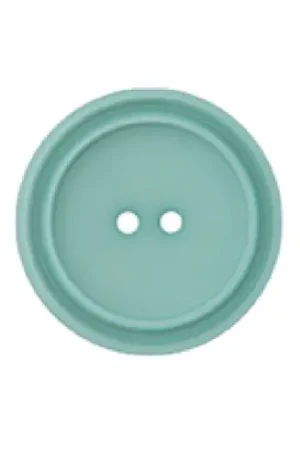Prezzo Conveniente Bottoni a 2 fori - Set di 4 bottoni in poliestere - 15 mm turchese - Union Knopf by Prym