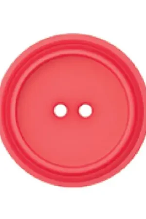 Scelto Dai Clienti Bottoni a 2 fori - Set di 4 bottoni in poliestere - 15 mm rosa - Union Knopf by Prym