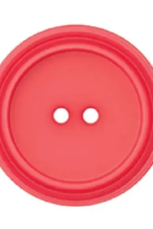 Bottoni a 2 fori - Set di 3 bottoni in poliestere - 20 mm rosa - Union Knopf by Prym Ultime Pezzi