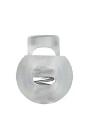 punte - Set di 2 tappi a 1 foro per cordoncino - 20 mm trasparente - Union Knopf by Prym Saldi