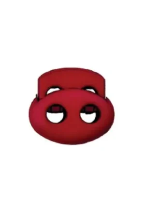 punte - Set di 2 fermacorda 2 fori - 15 mm rosso - Union Knopf by Prym Compra Online