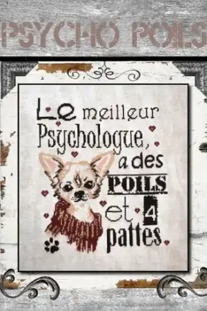 Esclusivo Foglio di punto croce - Capelli psicopatici - Isabelle Haccourt Vautier