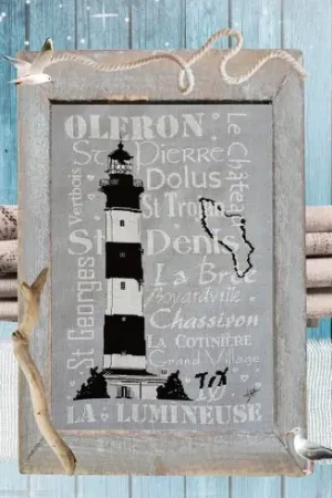 Saldi Foglio di punto croce - Oleron il luminoso - Isabelle Haccourt Vautier