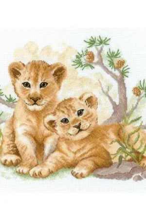 Occasione kit ricamo a punto croce - Figli della Savana - Riolis