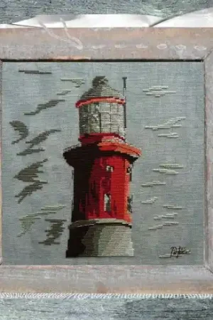 Subito Disponibile Foglio di punto croce - Faro di Cap Ferret - Isabelle Haccourt Vautier