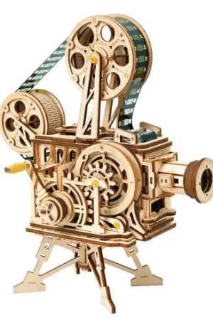 Puzzle meccanico in legno 3D - Vitascope - Proiettore cinematografico - ROKR Compra Oggi Stesso
