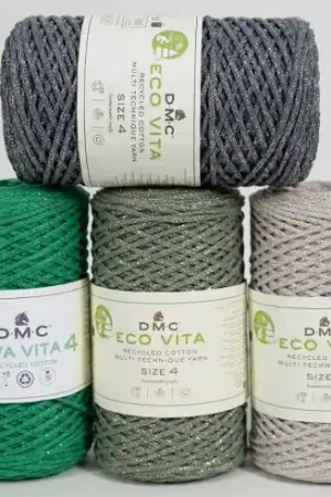 Filo di fantasia - Cuscinetto Eco Vita 4 - Effetto metallizzato - DMC Pagamento Sicuro