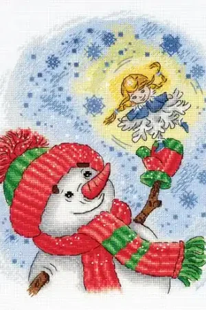 Ordina Subito kit ricamo a punto croce - Miracolo di Natale - MP Studia