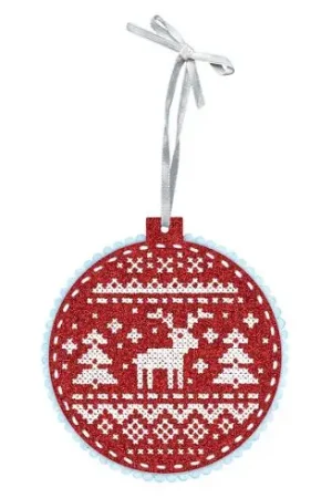 Promo Stagionale Kit di ornamenti da ricamare - renne - MP Studia