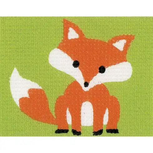 Subito Disponibile Kit di tela per bambini - Volpe - Vervaco
