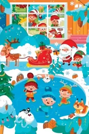 Kit ricamo diamante - La corsa al Natale - Wizardi Ordina Subito