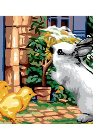 Offerta Speciale Canovaccio antico - Buggy e i pulcini - Luc Créations